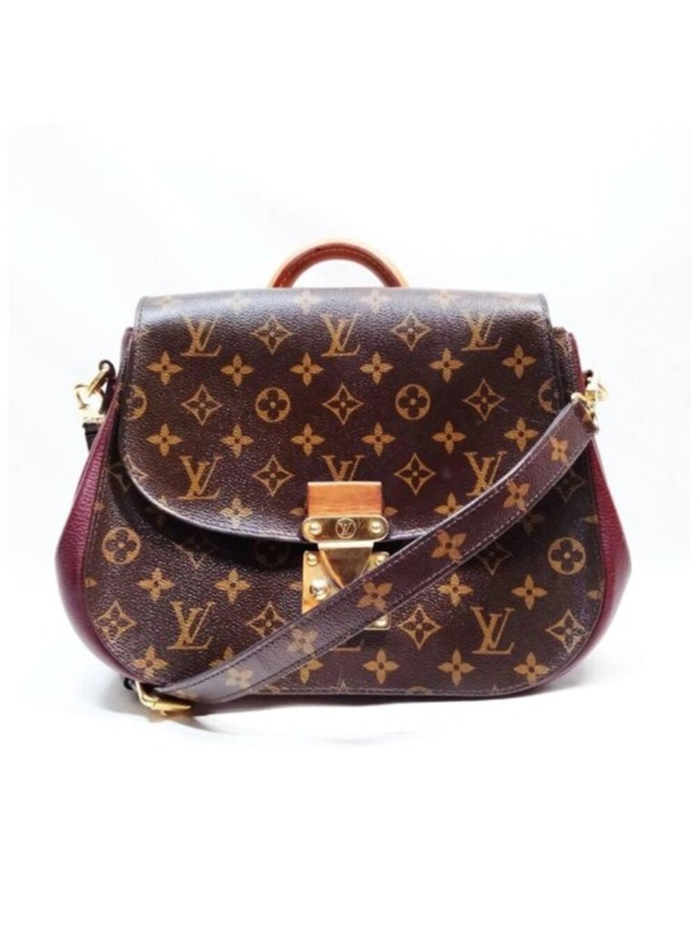 Authentic Louis Vuitton Eden MM Monogram Crossbody Satchel Shoulder Bag